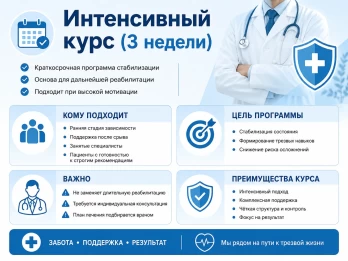 Реабилитация за 21 день в Котласе